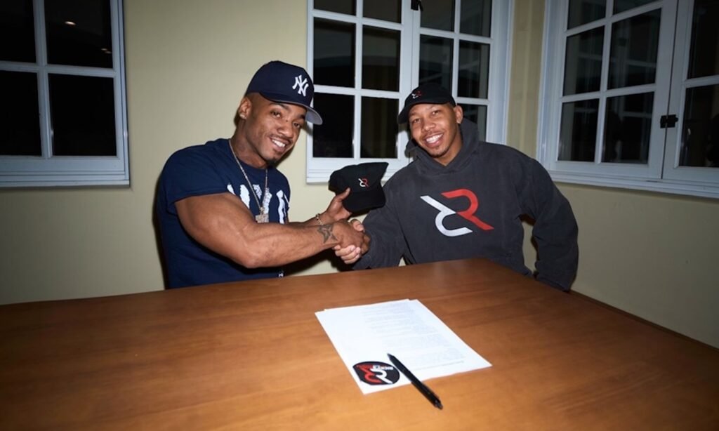 Actor Mazee The Goat signs contract for Ricky's Room