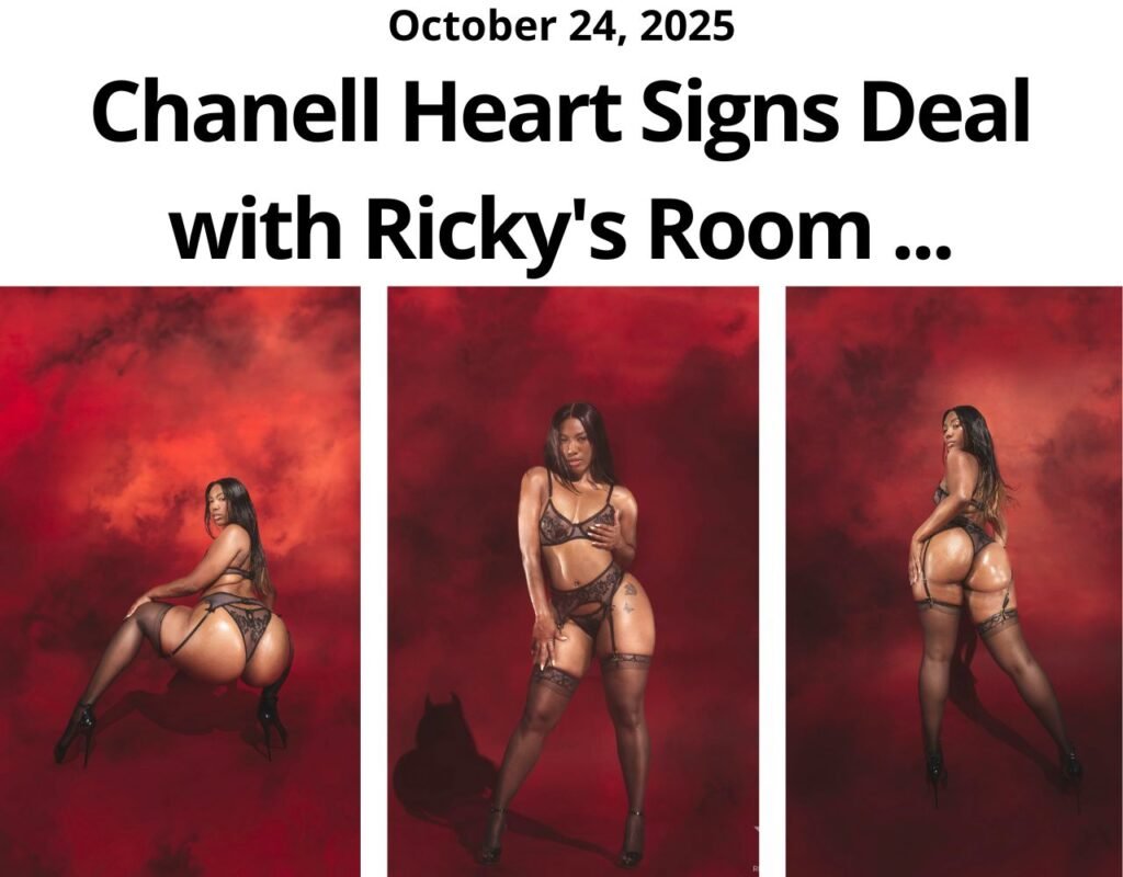 Chanell Heart Signs One-Year Non-Exclusive Deal with Ricky's Room